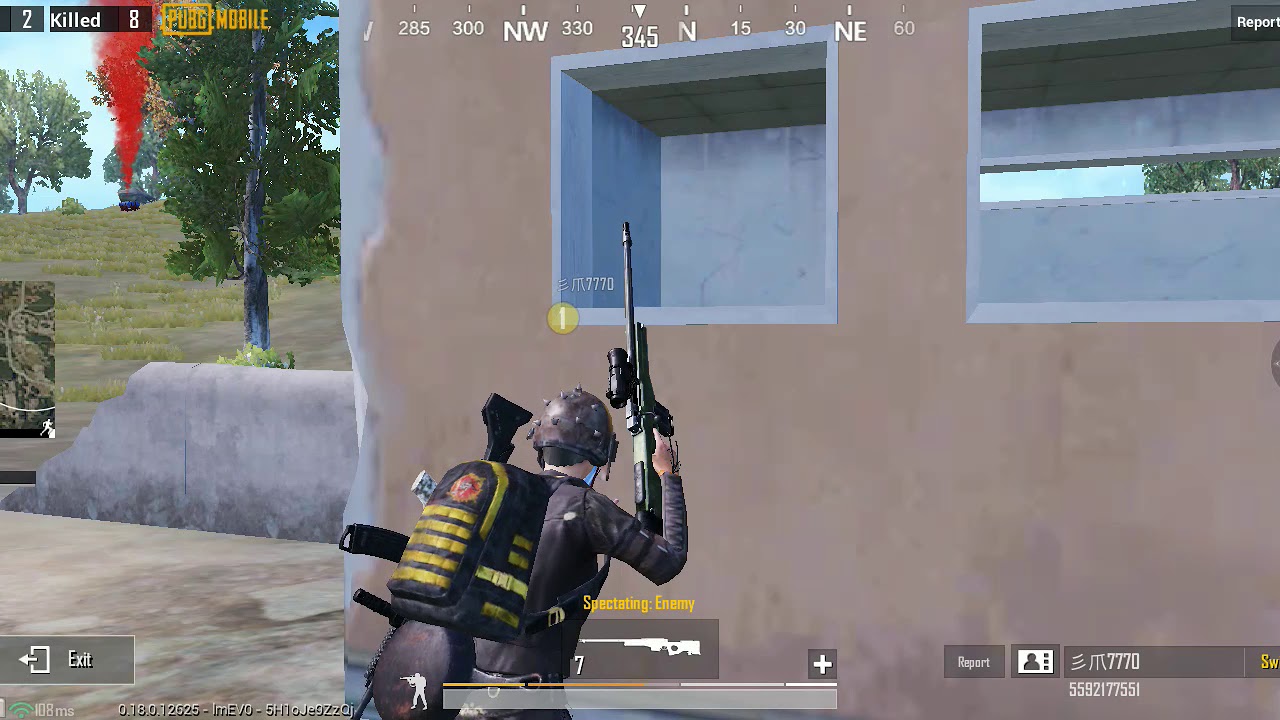 Hacker using aimbot (PUBG)