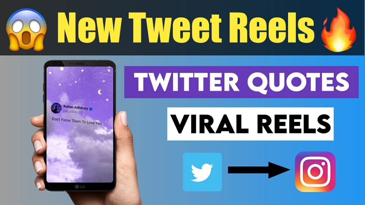 Tweet Reels Aesthetic for Instagram (2021)??|| New trending Viral Tweet Reels? || Twitter Quotes ?