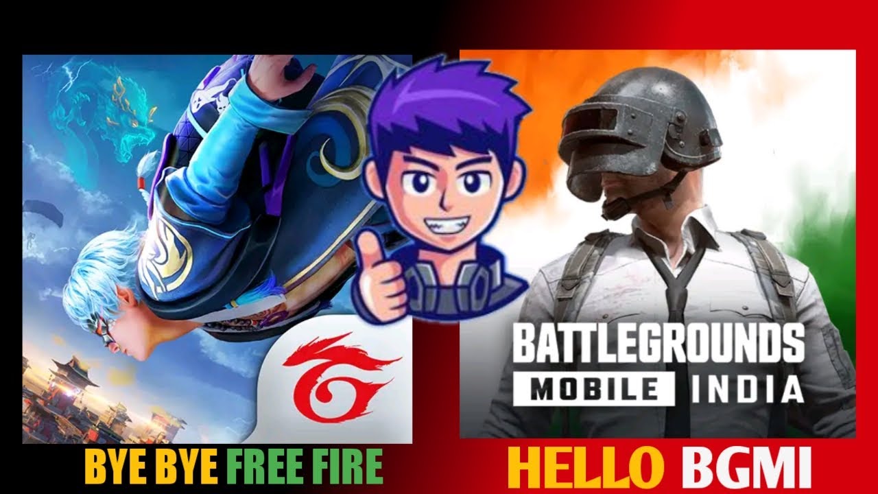 BYE BYE FREE FIRE HELLo BGMI