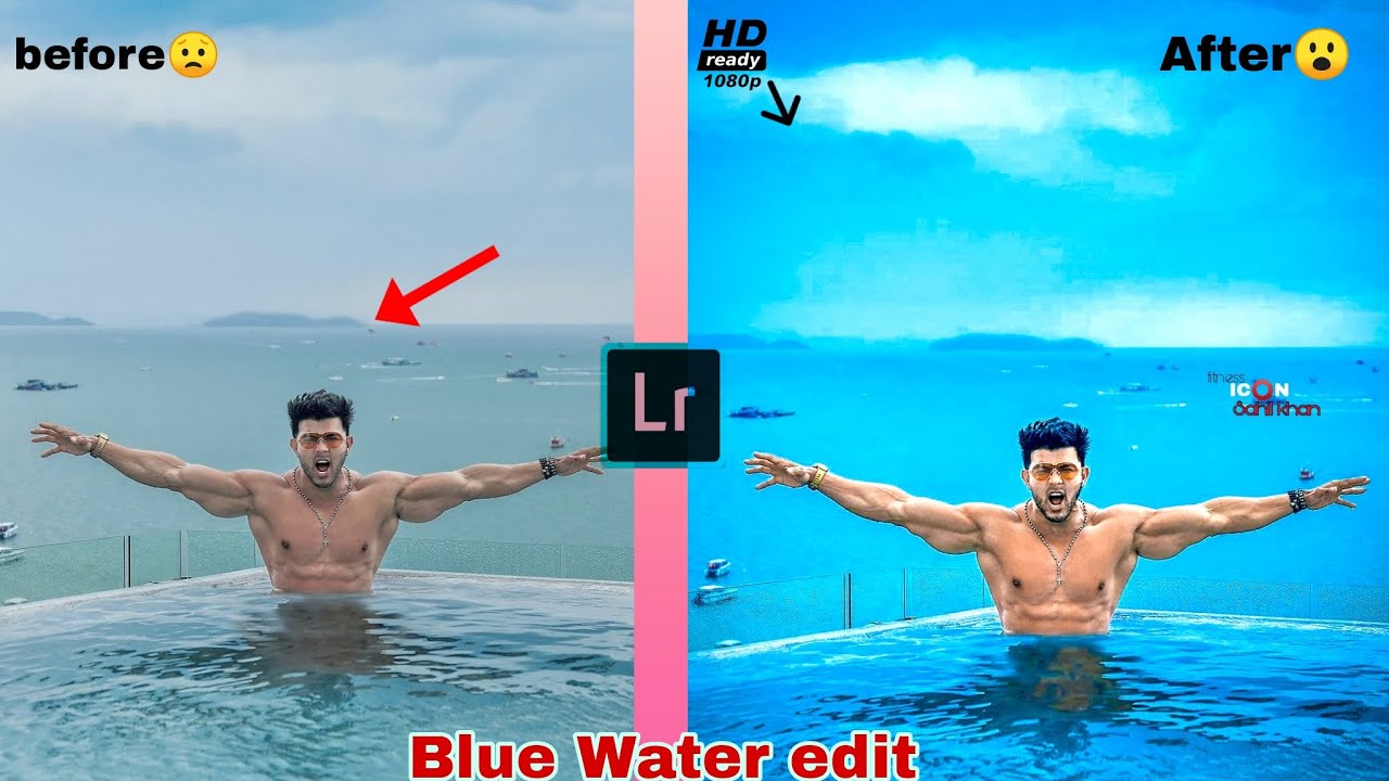 haw to Blue background editing |Blue background lightroom | Blue background editing Sahil Khan edit