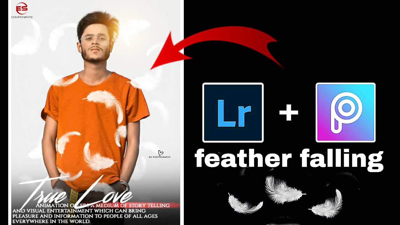Feather Falling New Photo Editing | True Love Photo Editing 2021 | Sonu Editz