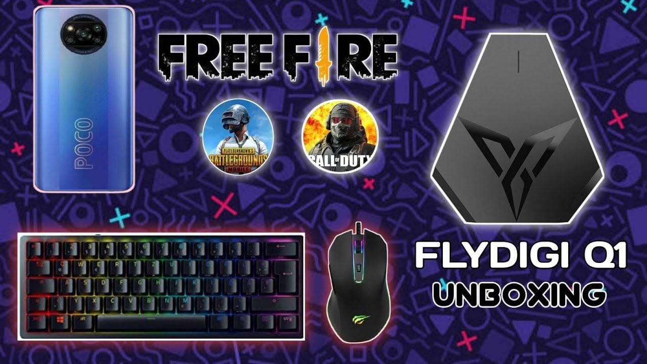 First Time In Bangladesh Flydigi Q1 ?| Flydigi Q1 Mobilador Unboxing | Keybord  Mouse Mobilador FF?