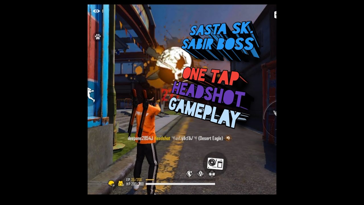 Sasta sk.sabir boss one tap headshot gameplay.