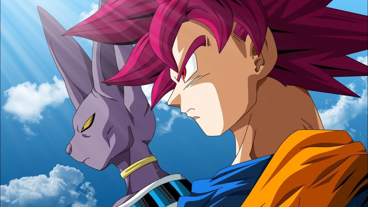 Dragon Ball super/Super saiyan god full strength fight