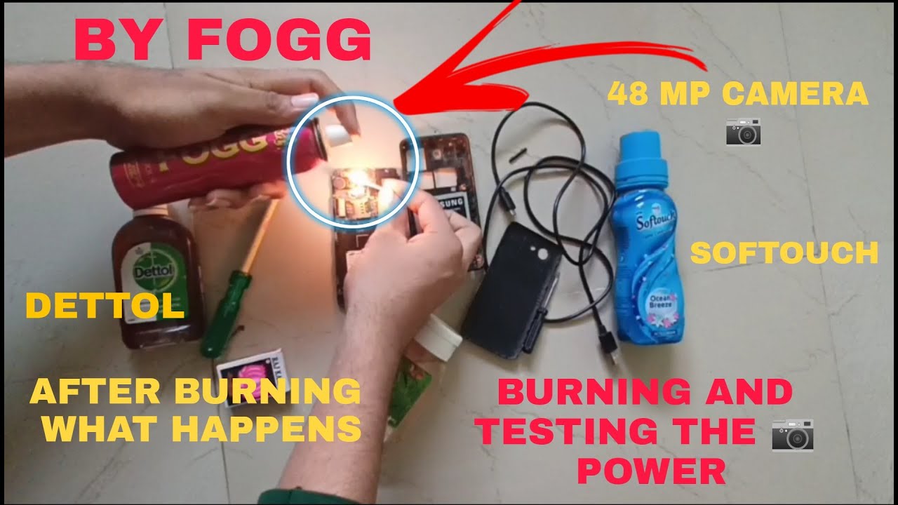 NEW EXPERIMENT WITH 48 MP ? TESTING THE POWER BY [FOOG ][SOFTOUCH] [DETTOL] AND [ALOEVERAGEL]