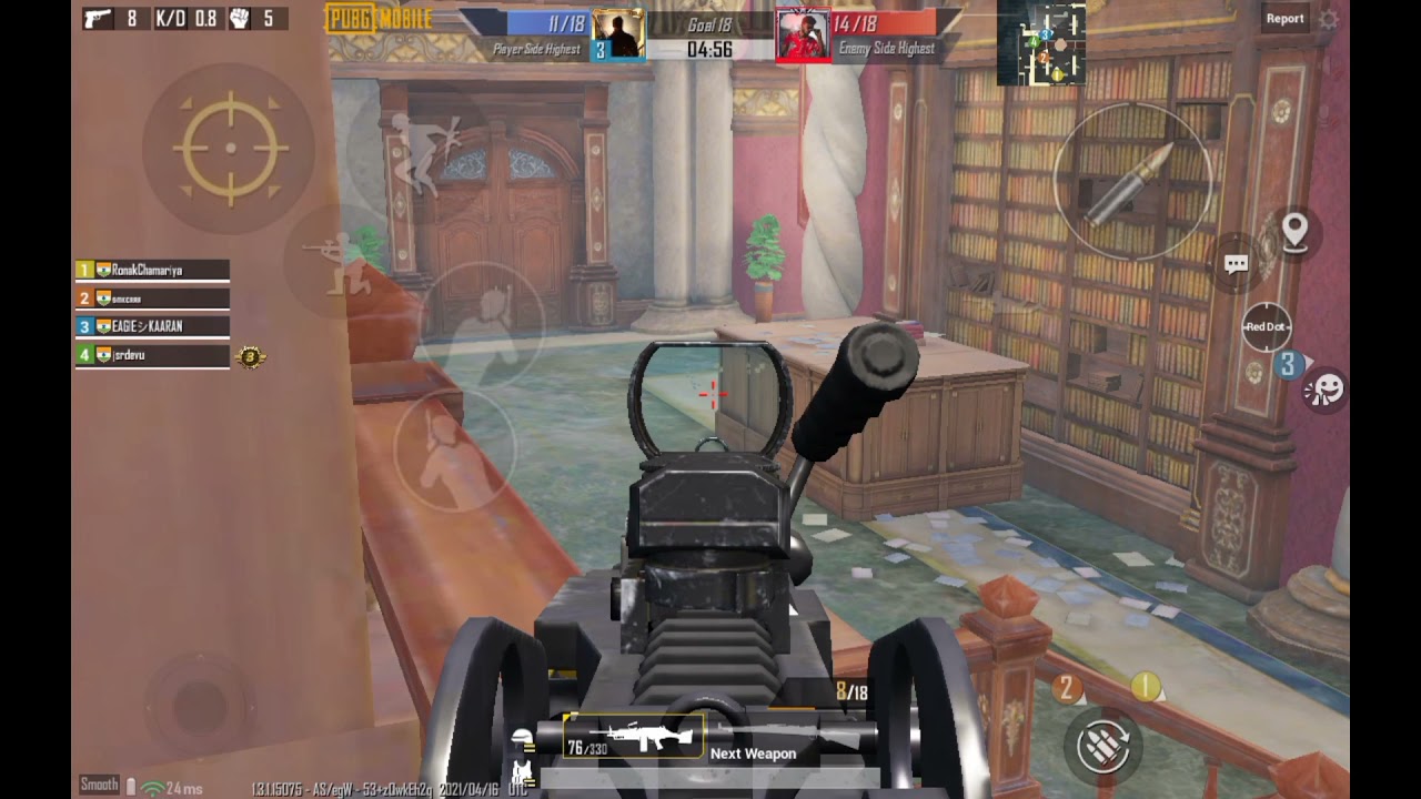PUBG mobile || New Gun Game Gameplay in lenovo tab M10 FHD plus