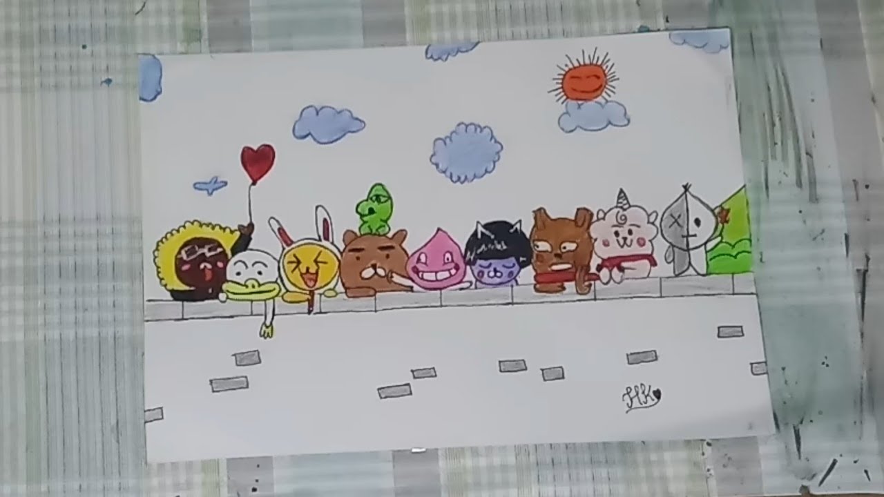 Drawing cute doodle & Doodling ?‍♂️   [ HK CREATION ]