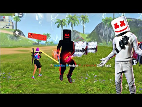 OVERCONFIDENCE WITH MARSHMELLO ? | #montage #freefirelive #viral #marshmello #KILLER OP 07