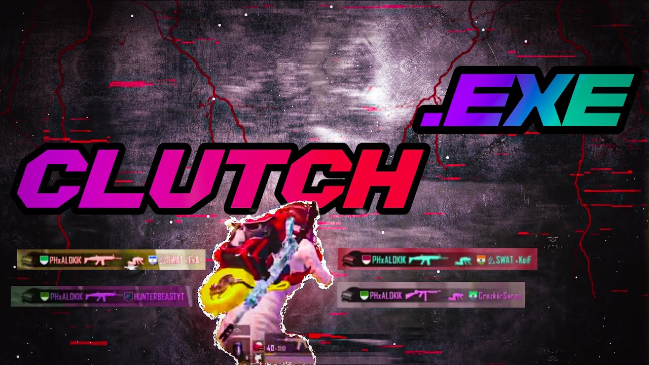 CLUTCH.EXE SOLO VS SQUAD FULL RUSH GAMEPLAY FINGRE CLAW+GYROSCOPE|PUBG MOBILE MONTAGE