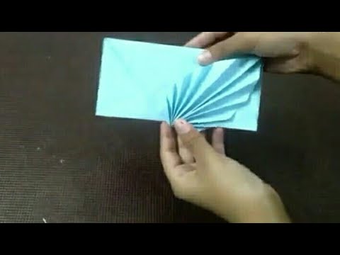 How To Make Origami Leaf Envelope