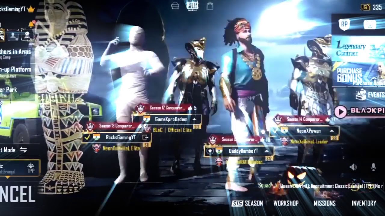 Entry with kadamop and neonx gaming, dady rambo, slomo entry