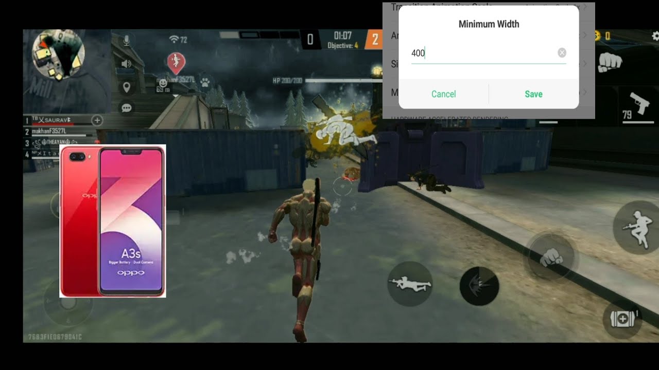 oppo A3s DPI 400 NOT human ?