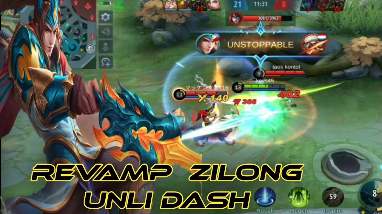 THE NEW REVAMP ZILONG  | BEST BUILD - MOBILE LEGENDS BANG BANG