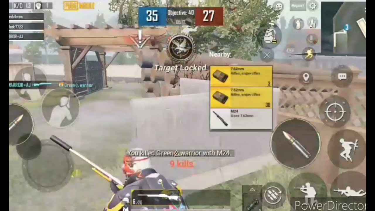 pubg mobile tdm match //only sniper M24 vs M24 //#short