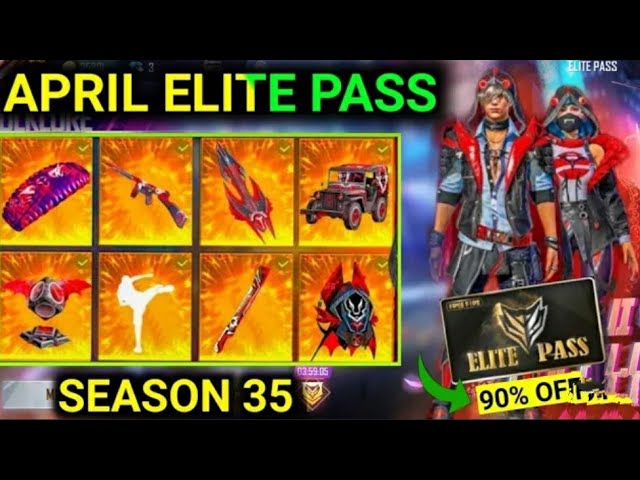 April Elite pass Free Fire 2021