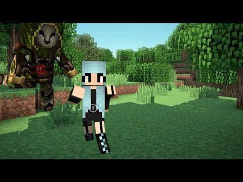 playing Minecraft