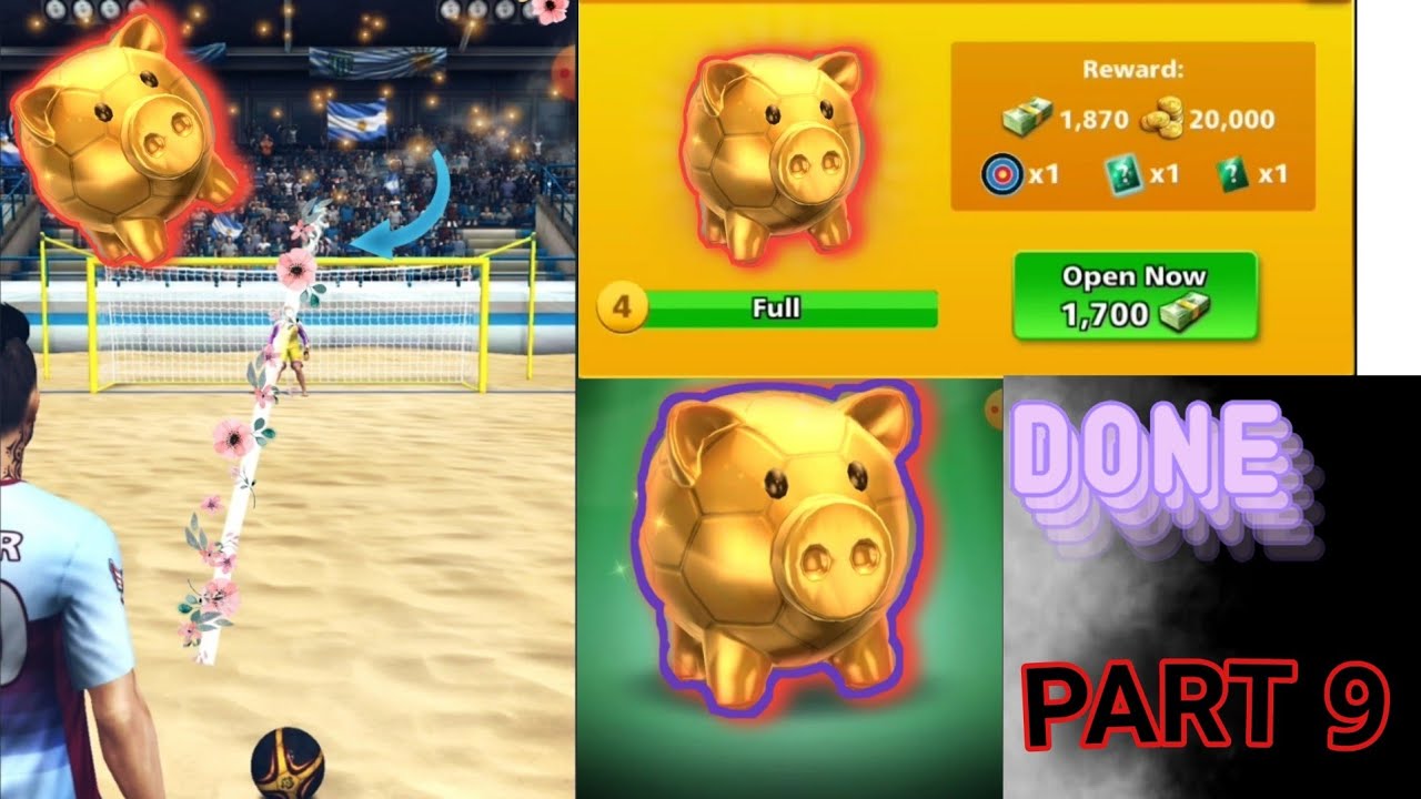 football strike/coplited the piggy bank/and asome tricks/ PART 9