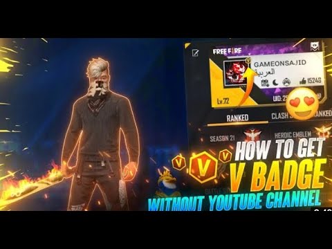 How to get v badge in free fire for free