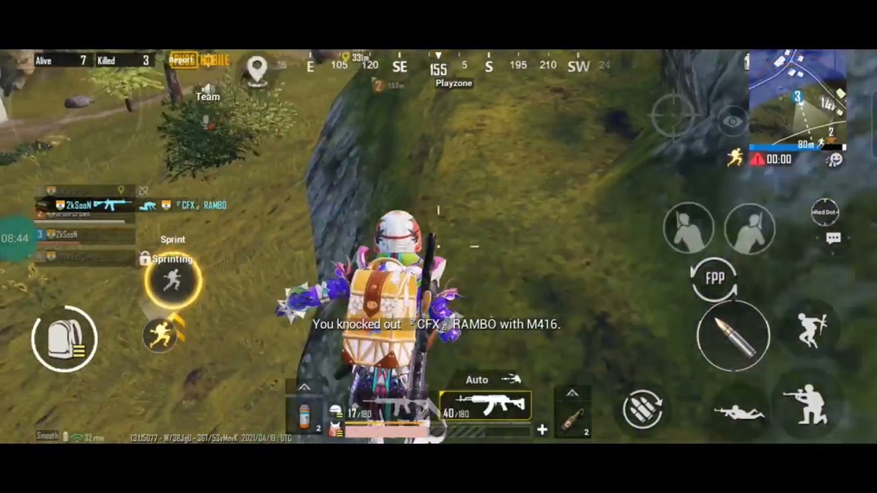 Dangerous 1v3 clutch outside zone without health ? #shorts
