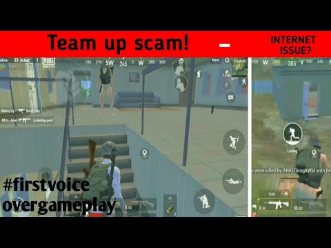 #firstvoiceovergameplay# TEAM UP SCAM GAMEPLAY PUBG LITE