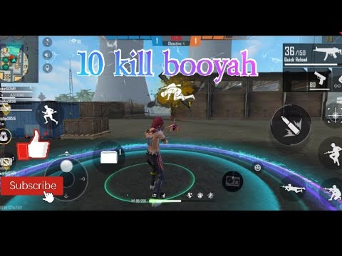 clash squad  10 kill booyah????