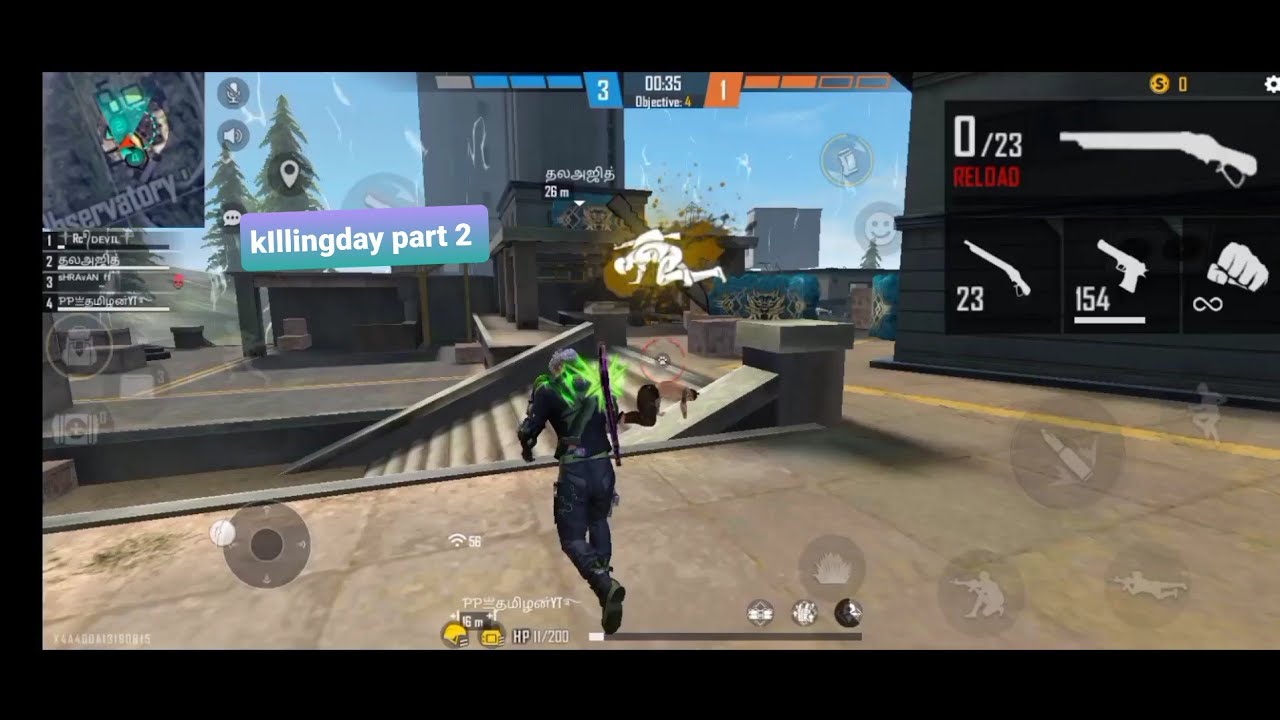 KILLING DAY PART 2 IN FREE FIRE ? | MUST WATCH | NEVER GIVE UP