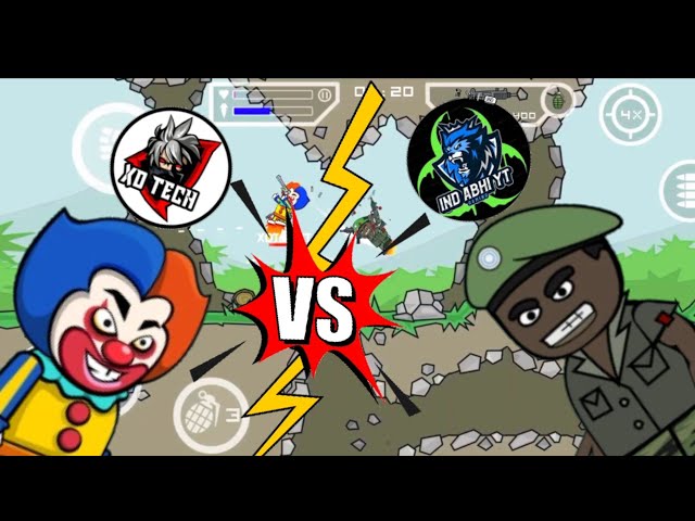 MINI MILITIA : mini militia 1 vs 1 with XD TECH