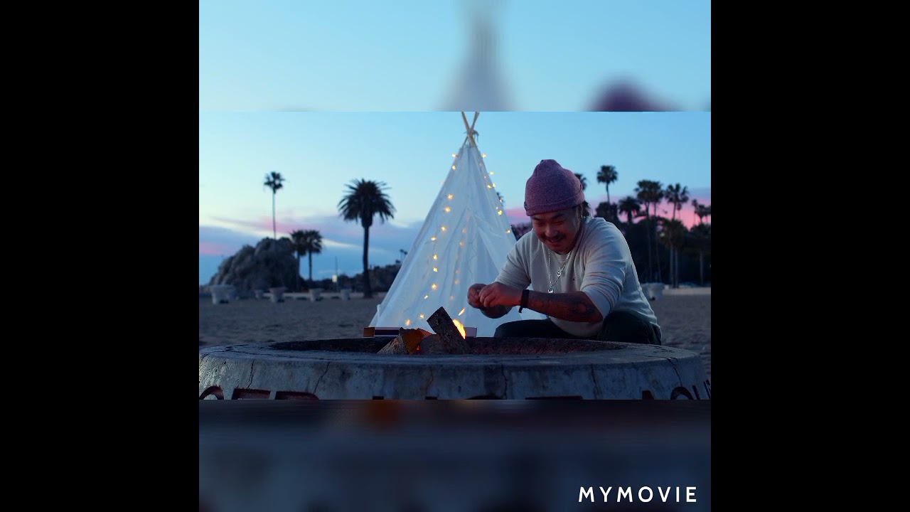 Beautiful night city and beautiful romantic song
