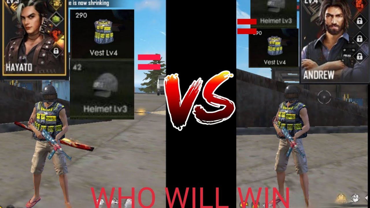 HAYATO VS ANDREW HP TEST ||FREE FIRE #free fire #shorts