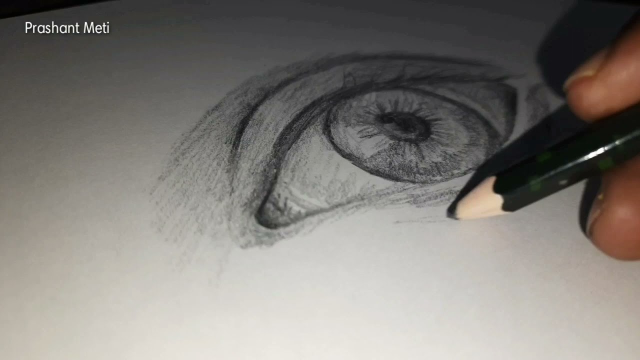 Pencil Sketch Of An Eye | Prashant Meti