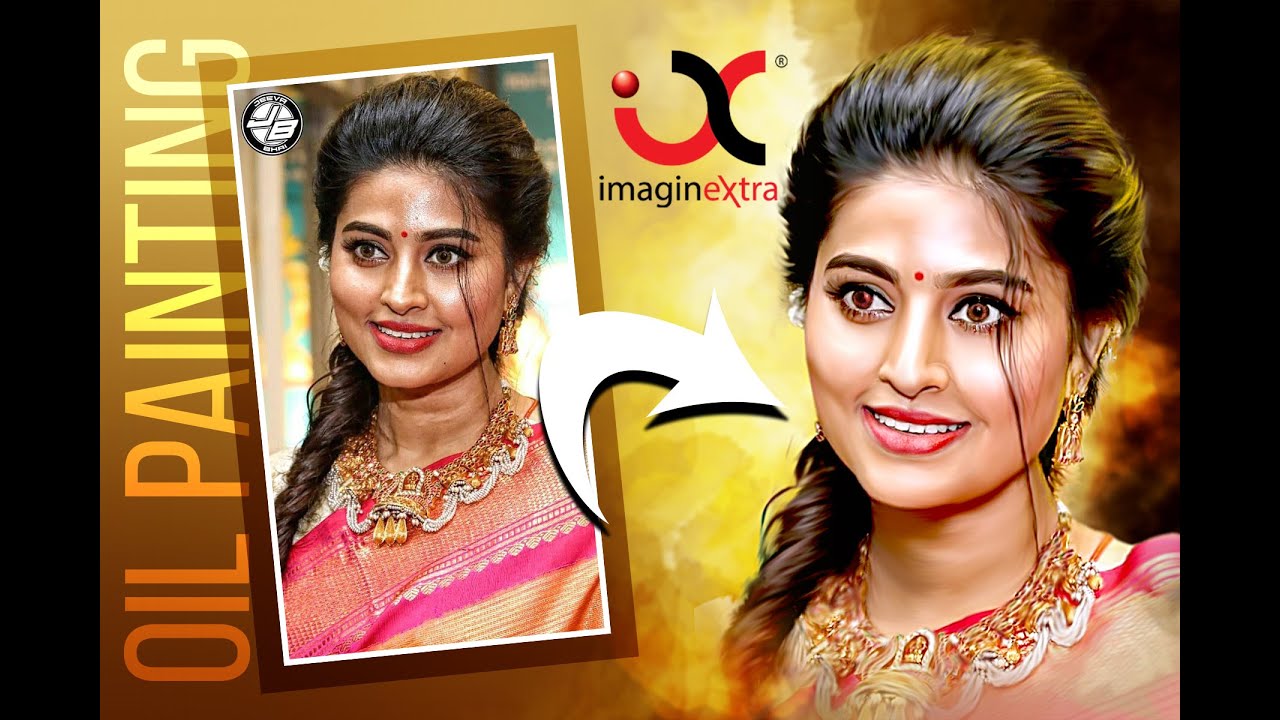 #imaginextra4u # Oil Painting Effect In Photoshop #imaginextra4u