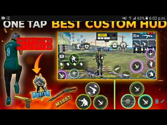 FREE FIRE CONTROLS   SETTING HEADSHOT GAMEPLAY