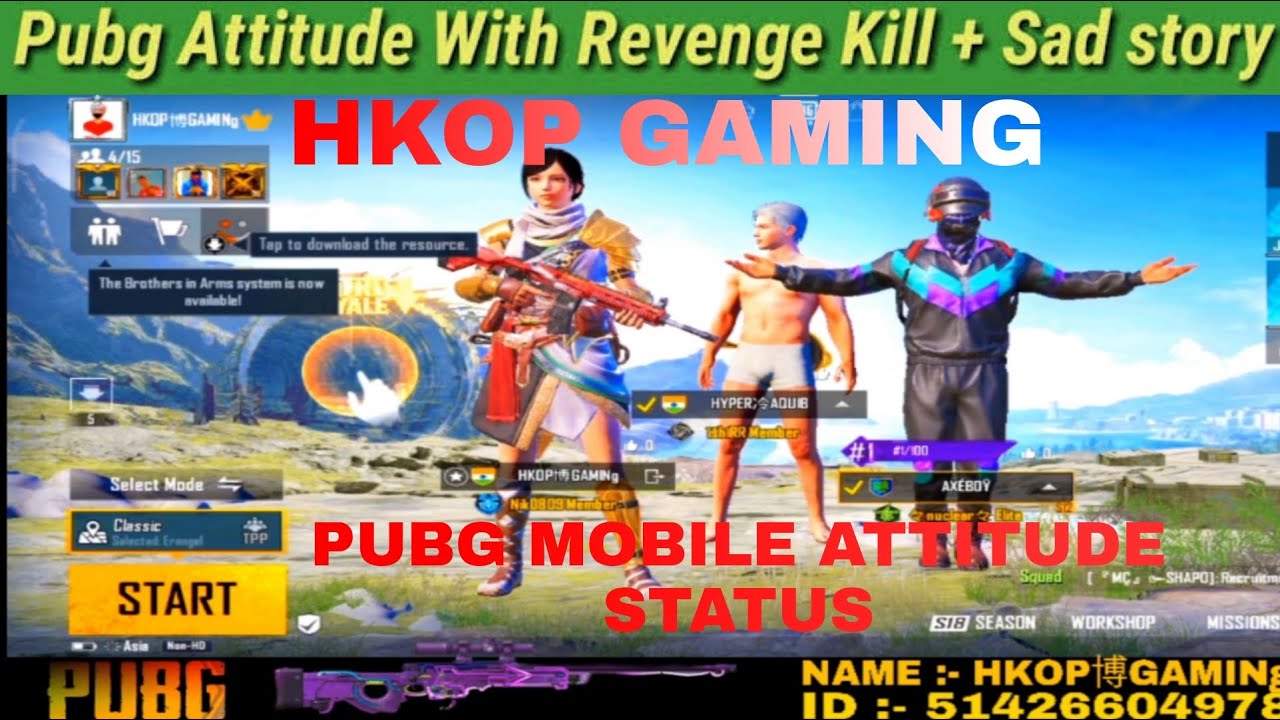 #PubgmobileAttitudestatus // #HKOP GAMING# hkopgaming#pubgmobile#pubgmobilestatus#hkopgaming#pubg