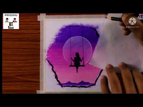 drawing | oil pastels | lonely |