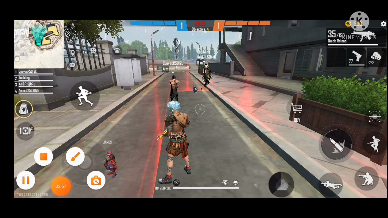 5 KILLS BOOYAH WITH WUKONG FREE FIRE