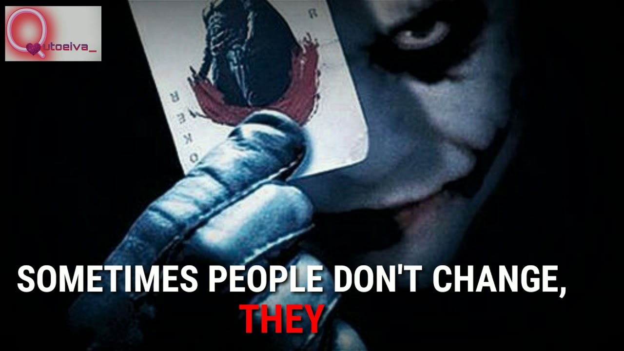 Top most powerfull joker qutoe..
