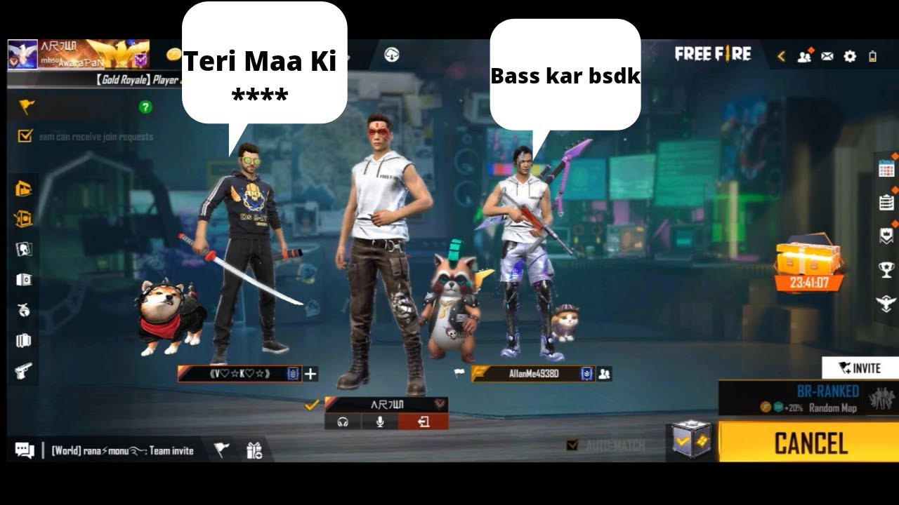 Pro Grandmaster Player Call Me Noob ?2v1 ?