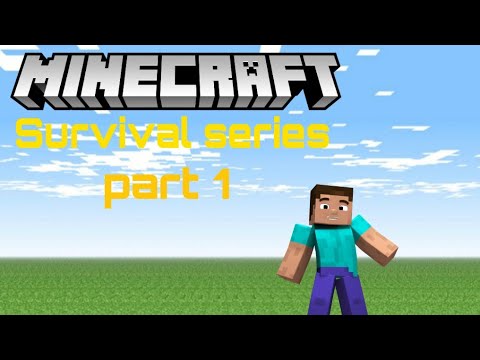 minecraft survival seirs.                              part 1 minecraft