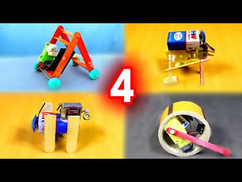 robot uyinchoqlar yasash 4 xil uslubda robot ixtiro qilish robot yasash usuli