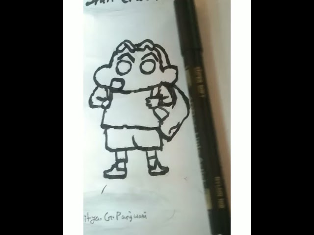 How to draw ShinChan #shorts