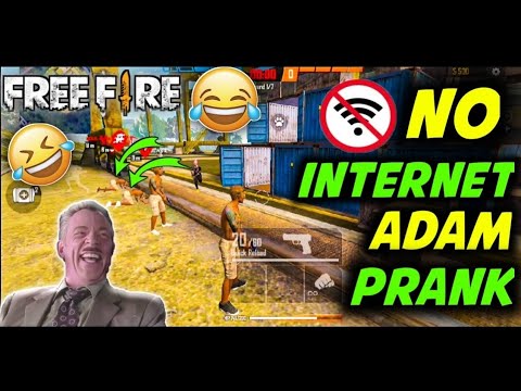 FUNNIEST NO INTERNET PRANK BY ADAM CLASH SQUAD - GARENA FREE FIRE