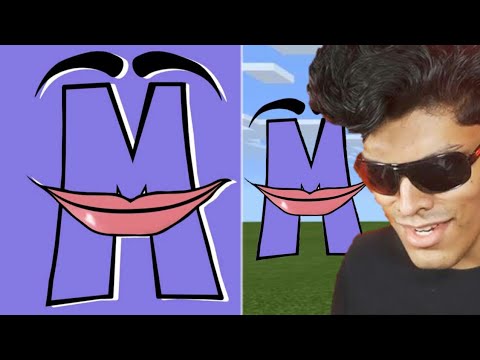 making mythpat logo in Minecraft