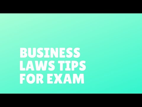 how to present your business laws answers ?an analysis business laws tips  #CAFOUNDATION