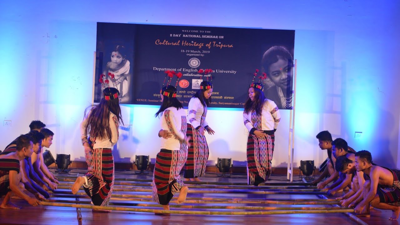 Bamboo Dance (Darlong Culture) by BYDA at Dharmanagar Town Hall.