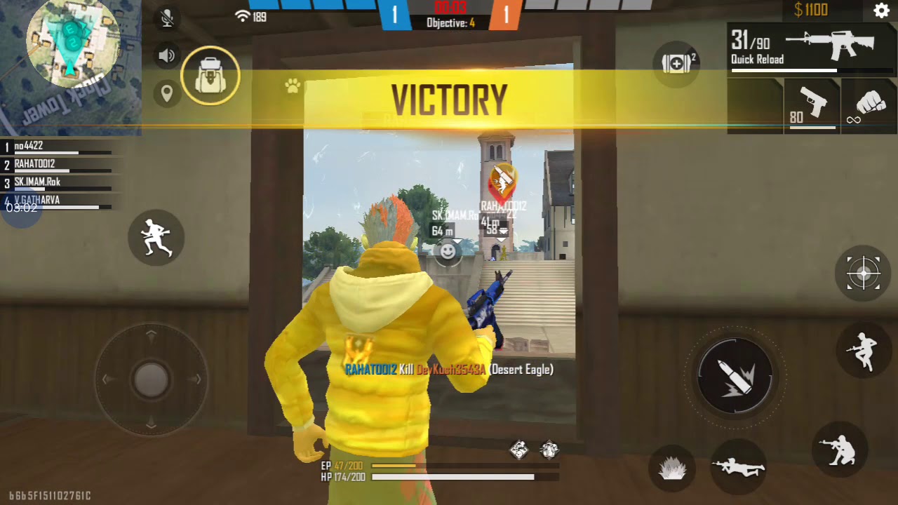 #PLAYING FREE FIRE #RANKMATCH #WOKONG