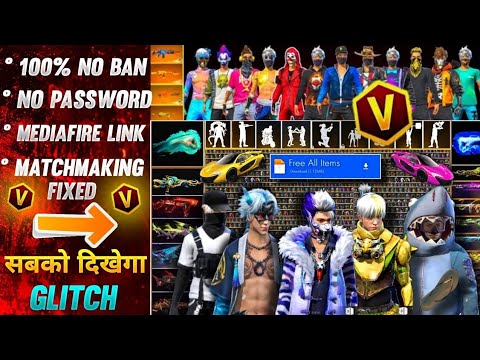 AFTER OB30 UPDATED VIP GLICH?❗1k+ITEMS❗FREE FIRE ATVAR BANNER AND❗NEW GUN SKIN