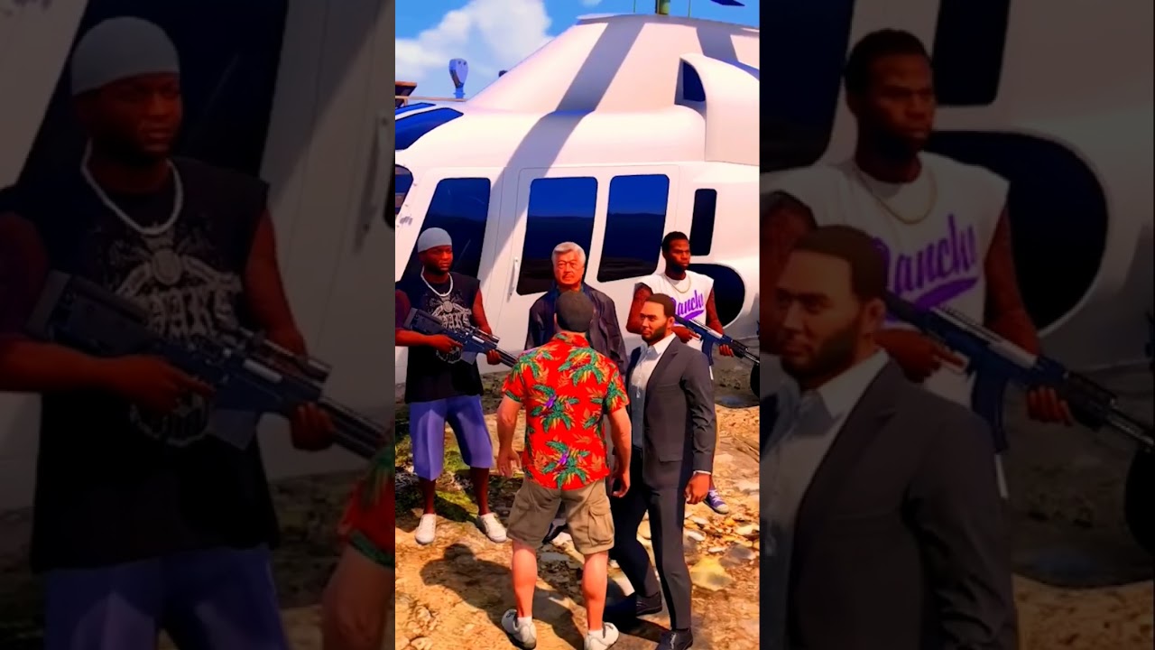 MICHAEL HELP MAFIA & GOT SURPRISE GIFT!||@BlackgangsterBG || #shorts #gta5