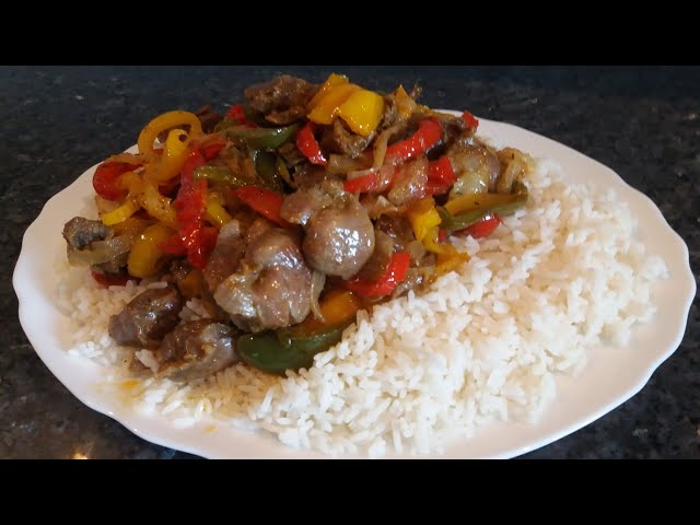 This Is How I prepare White Rice With vegetable sauce