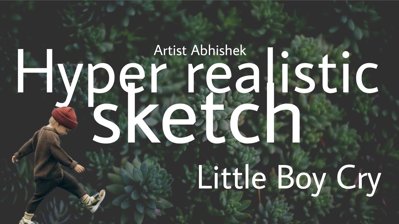 little boy || crying || hyper realistic|| sketch #shorts