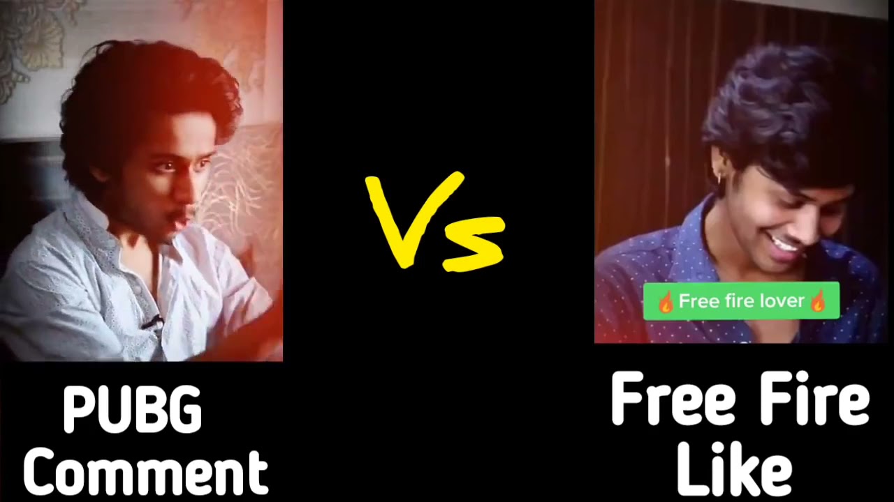 FREE FIRE VS PUBG TIK TOK VIDEO